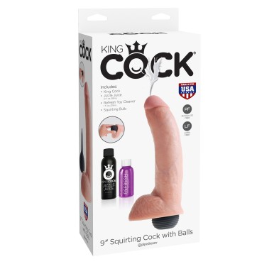 Dildo-squirting cock 9 inch flesh